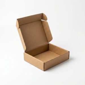 Open Boxes Brown Corrugated